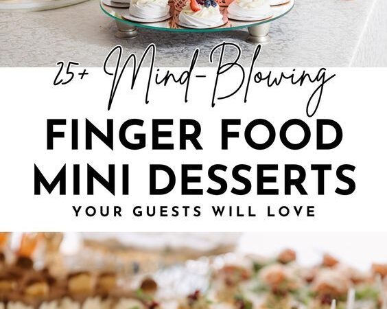 dessert finger food platter