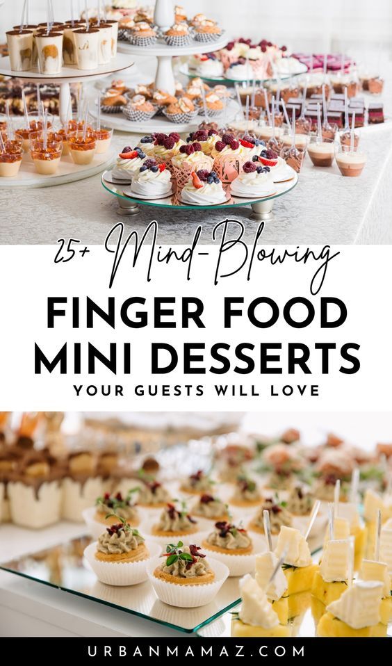 dessert finger food platter