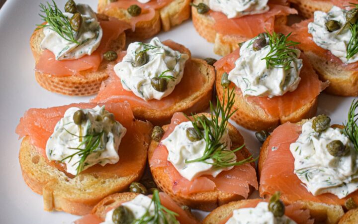 canape salmon recipe