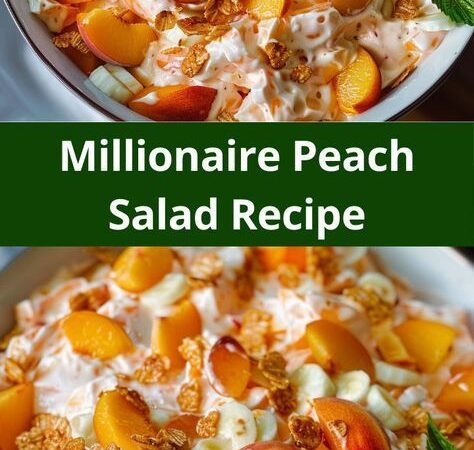 southern peach salad