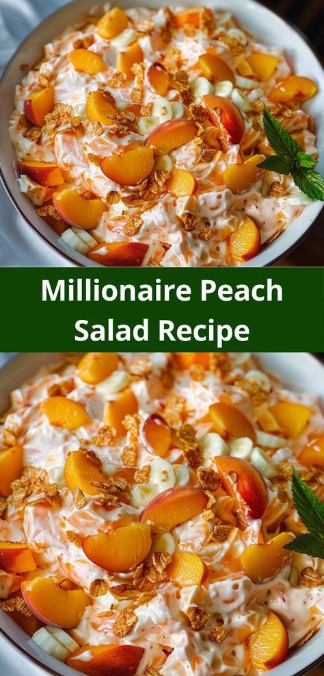 southern peach salad