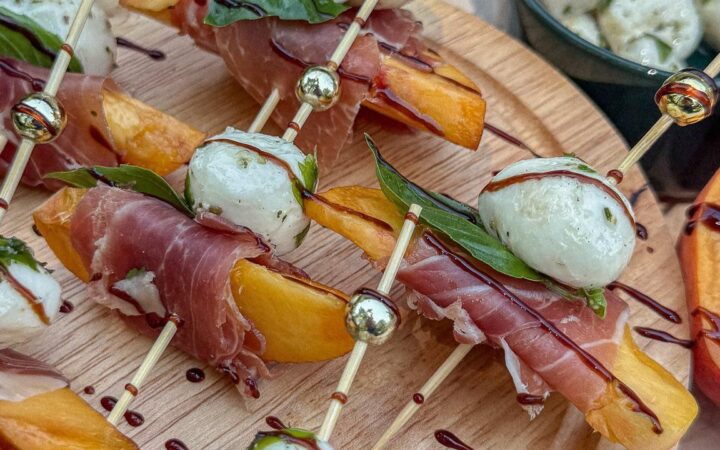 whipped feta crostini