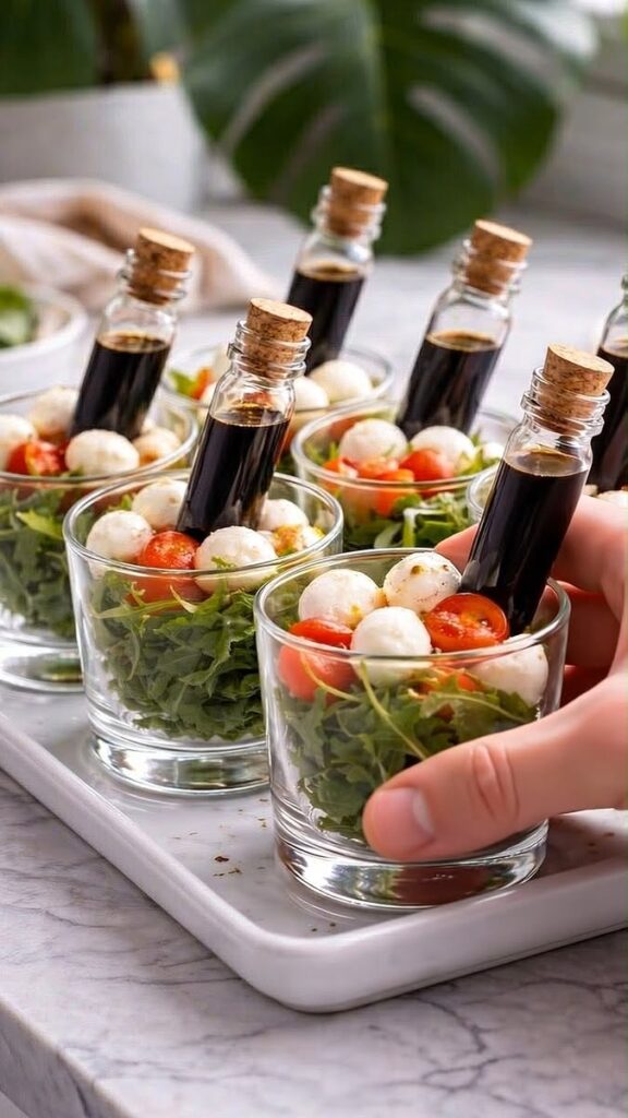 appetizer in a glass