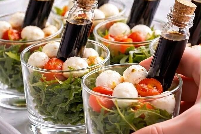 appetizer in a glass