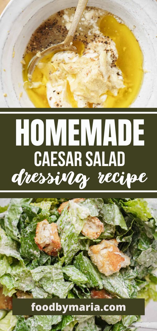 Creamy Caesar Dressing