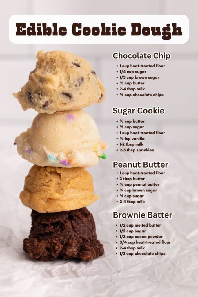 edible cookie dough recipe without eggs