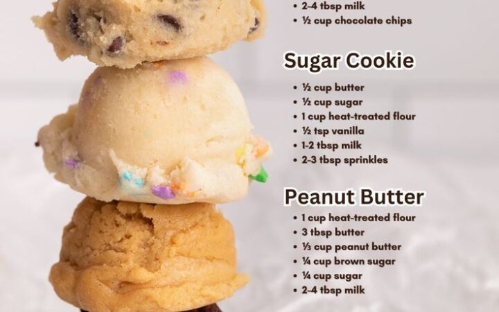 edible cookie dough recipe without eggs