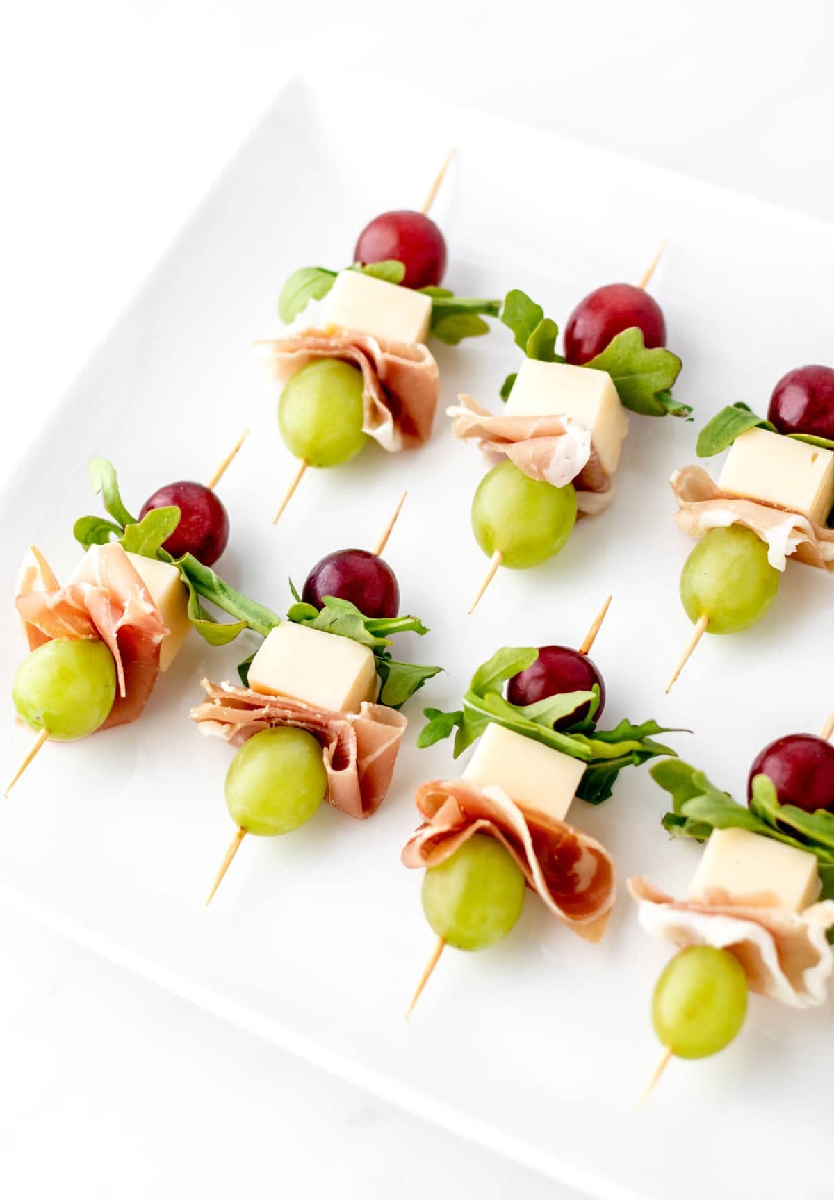 Cheese And Veggie Skewers