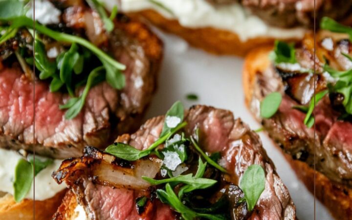 short rib crostini