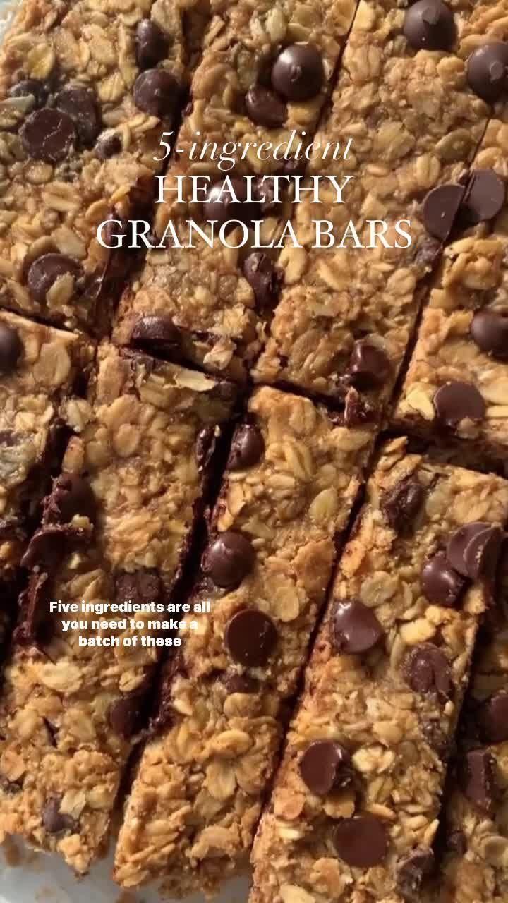 Easy Homemade Granola Bars