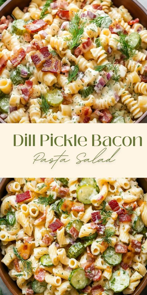 dill pickle pasta salad recipe