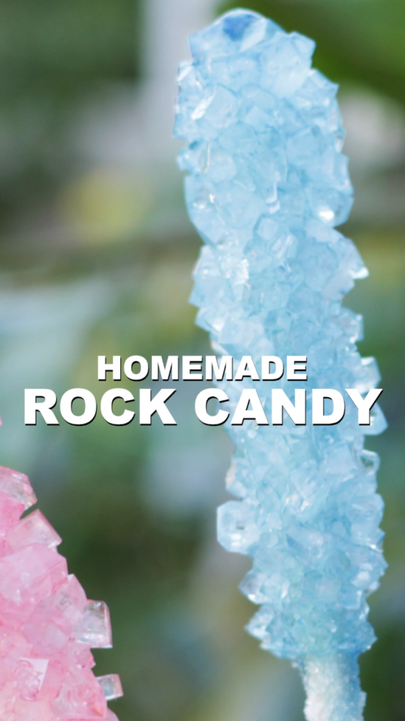 how to make rock candy with sugar