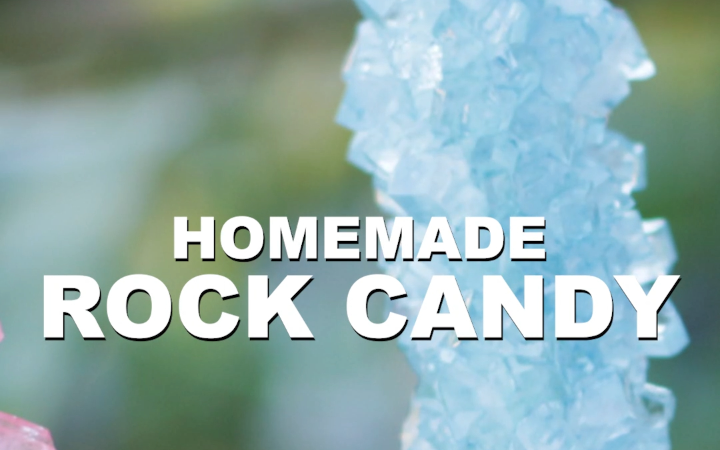 how to make rock candy with sugar
