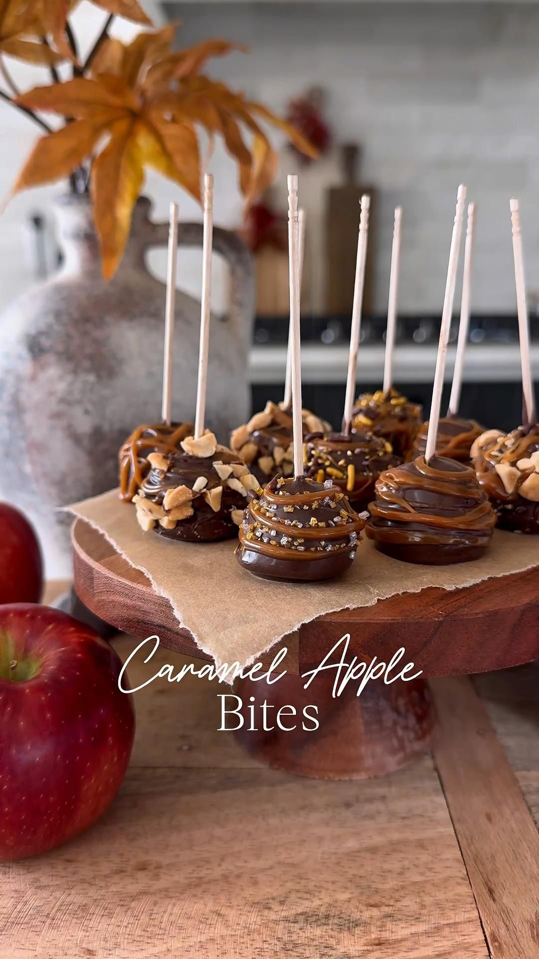 Caramel Apple Bites