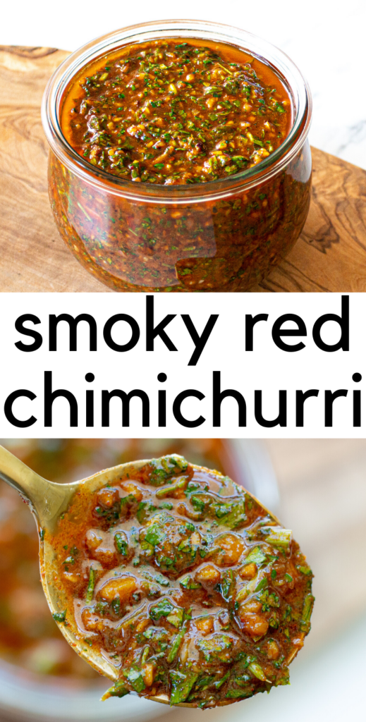 spicy red chimichurri sauce recipe