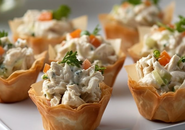 mini phyllo cup appetizers