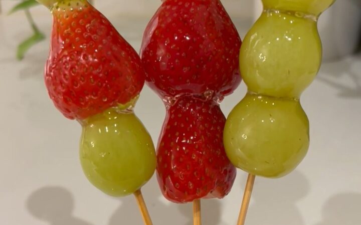 homemade strawberry gummy bears
