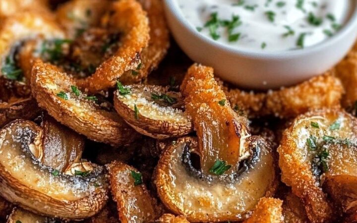 air fryer mushrooms