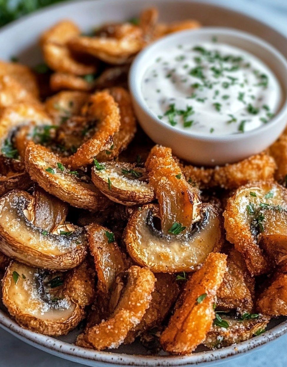 Champignons Air Fryer