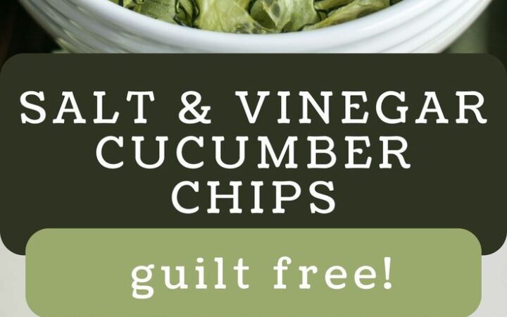 salt and vinegar cucumber chips