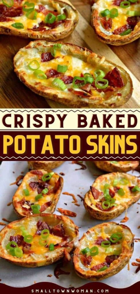 cheesy bacon potato skins recipe