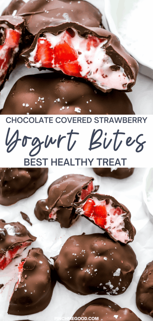 healthy strawberry yogurt bites