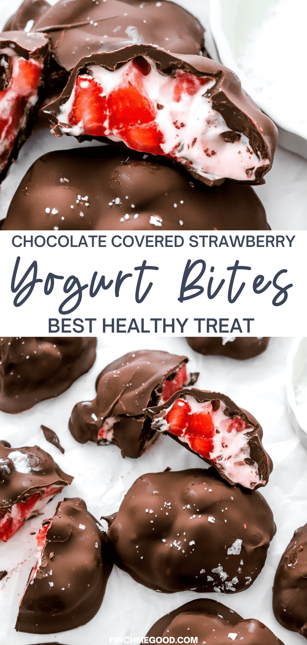 Healthy Strawberry Yogurt Bites
