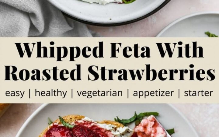 feta dip with strawberries