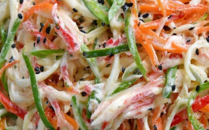 cabbage crab salad