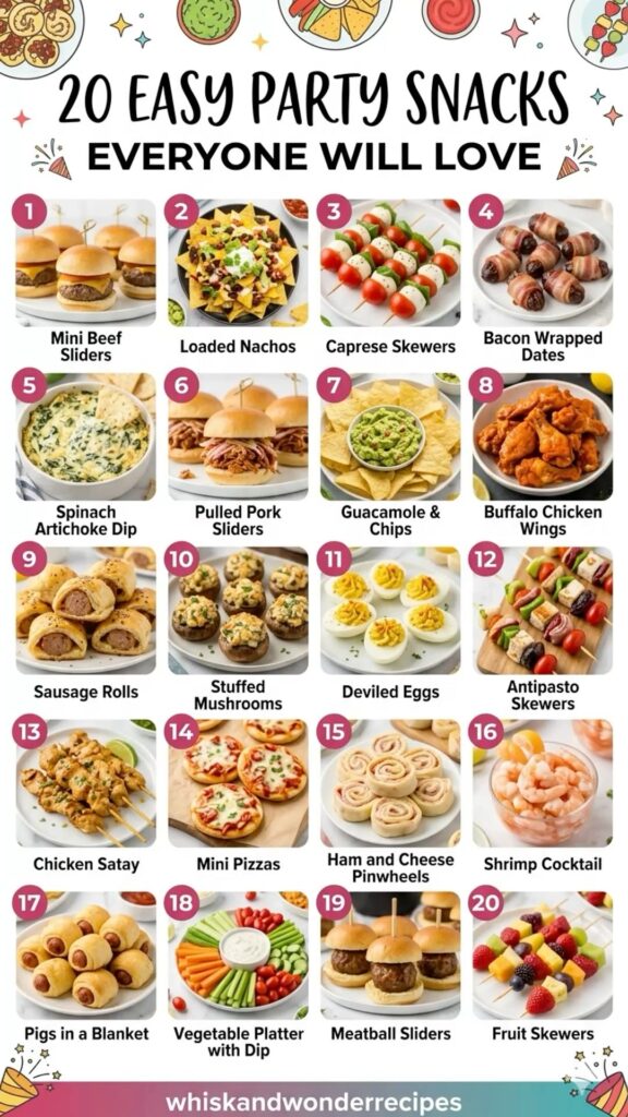 party finger foods vegetarian