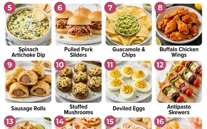 party finger foods vegetarian