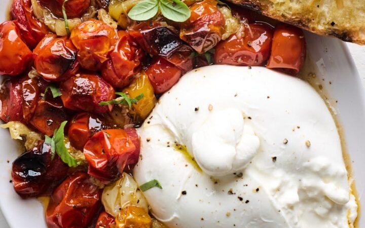 roasted tomato and burrata