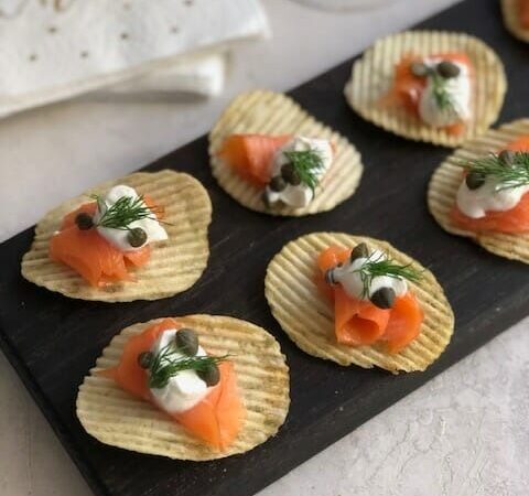 smoked salmon appetizer bites