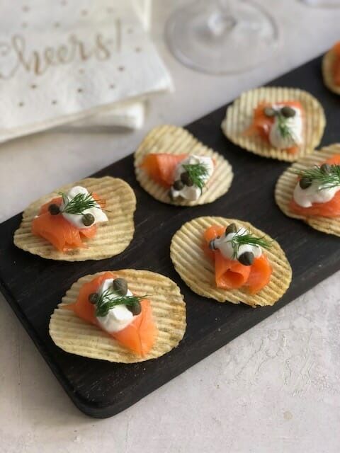 smoked salmon appetizer bites
