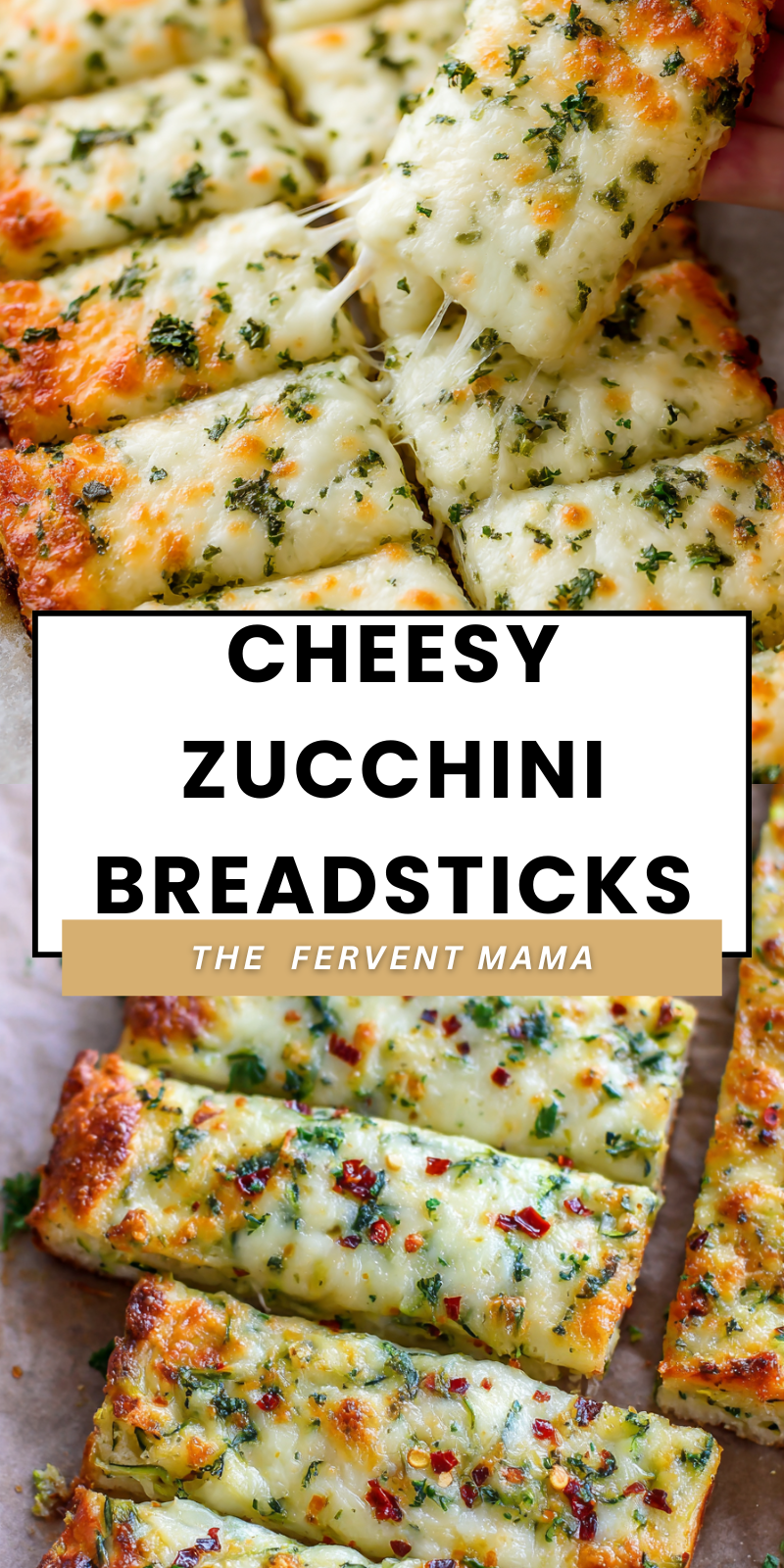Cheesy Garlic Zucchini Bread
