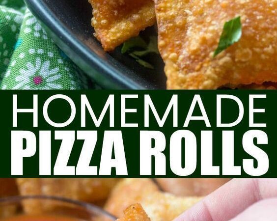 homemade pizza rolls recipe