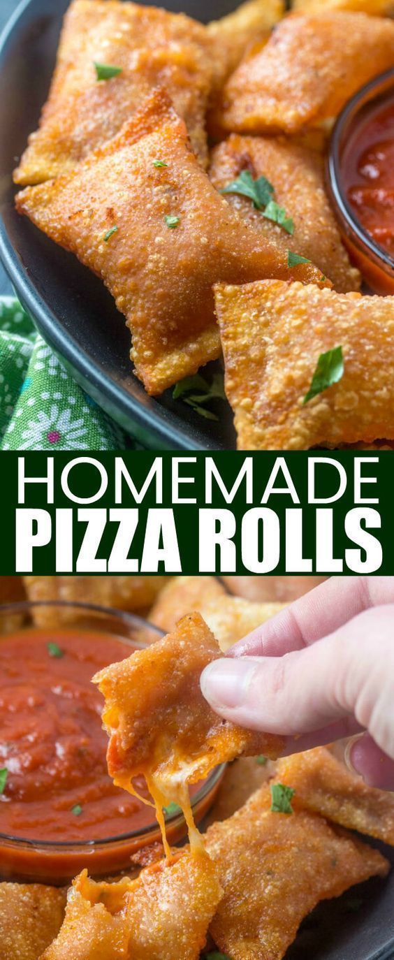 Easy Homemade Pizza Rolls