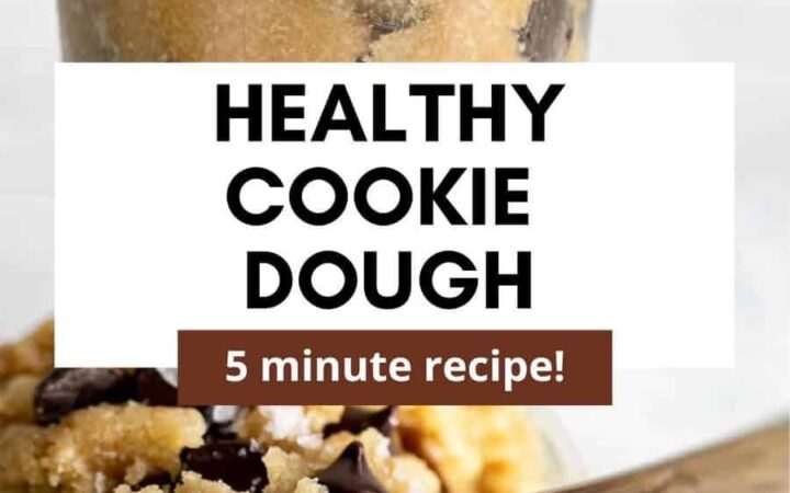 healthy cookie dough without eggs