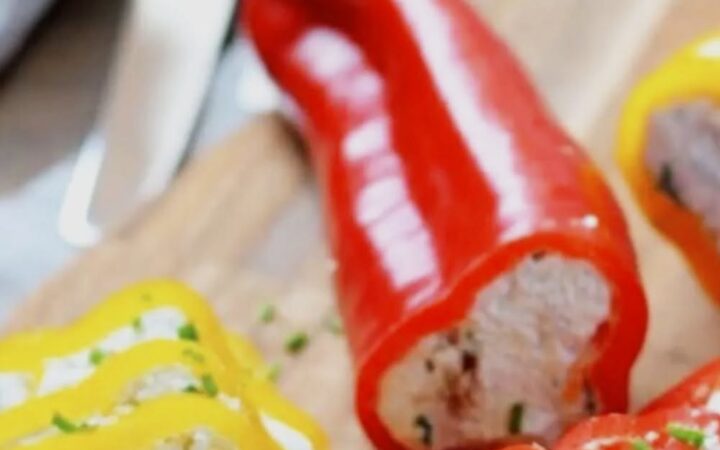 3 ingredient stuffed pepper bites